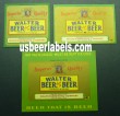  Walter Beer Label